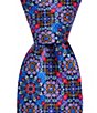 Robert Graham Star Burst 3 1/4#double; Silk Tie - Image 1