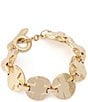 Robert Lee Morris Soho Archival Cross Link Line Bracelet - Image 1