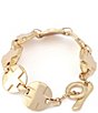 Robert Lee Morris Soho Archival Cross Link Line Bracelet - Image 3
