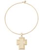 Robert Lee Morris Soho Archival Cross Pendant Necklace - Image 1