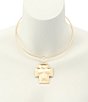 Robert Lee Morris Soho Archival Cross Pendant Necklace - Image 4