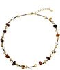 Robert Lee Morris Soho Chip Stone Station Beaded Resort Collar Necklace - Image 1