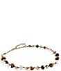 Robert Lee Morris Soho Chip Stone Station Beaded Resort Collar Necklace - Image 3