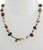 Robert Lee Morris Soho Chip Stone Station Beaded Resort Collar Necklace - Image 4
