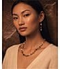 Robert Lee Morris Soho Chip Stone Station Beaded Resort Collar Necklace - Image 6