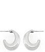 Robert Lee Morris Soho Chubby Huggie Hoop Earrings - Image 6