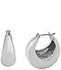 Robert Lee Morris Soho Chubby Huggie Hoop Earrings - Image 1