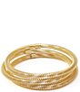 Robert Lee Morris Soho Coiled Bangle Bracelet Set - Image 1