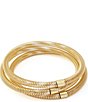Robert Lee Morris Soho Coiled Bangle Bracelet Set - Image 2
