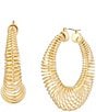 Robert Lee Morris Soho Coiled Hoop Earrings - Image 1