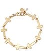 Robert Lee Morris Soho Cross Link Line Bracelet - Image 1