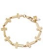 Robert Lee Morris Soho Cross Link Line Bracelet - Image 2