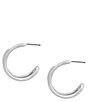 Robert Lee Morris Soho Fluid Bypass Hoop Earrings - Image 2