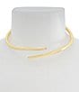Robert Lee Morris Soho Fluid Bypass Round Collar Necklace - Image 1