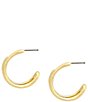 Robert Lee Morris Soho Fluid Bypass Small Hoop Earrings - Image 2