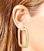 Color:Gold - Image 2 - Geometric Hoop Earrings