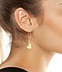 Robert Lee Morris Soho Heart Dangle Drop Earrings, Color:Gold - Image 3