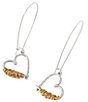 Robert Lee Morris Soho Heart Dangle Drop Earrings - Image 1