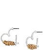 Robert Lee Morris Soho Heart Hoop Earrings - Image 1