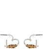 Robert Lee Morris Soho Heart Hoop Earrings - Image 2