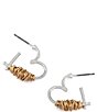 Robert Lee Morris Soho Heart Hoop Earrings - Image 3