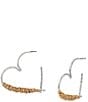 Robert Lee Morris Soho Heart Large Hoop Earrings - Image 1