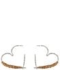 Robert Lee Morris Soho Heart Large Hoop Earrings - Image 2