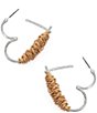 Robert Lee Morris Soho Heart Medium Hoop Earrings - Image 3