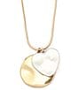 Robert Lee Morris Soho Heirloom Charms Mixed Coin Short Pendant Necklace, Color:Two Tone - Image 1