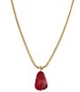 Robert Lee Morris Soho Jasper Stone Short Pendant Necklace - Image 2
