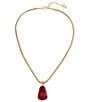 Robert Lee Morris Soho Jasper Stone Short Pendant Necklace - Image 2