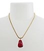 Robert Lee Morris Soho Jasper Stone Short Pendant Necklace - Image 5