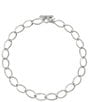 Robert Lee Morris Soho Link Collar Necklace, Color:Silver - Image 1