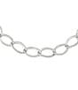 Robert Lee Morris Soho Link Collar Necklace, Color:Silver - Image 2