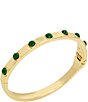 Color:Gold/Malachite - Image 2 - Malachite Bangle Bracelet