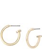 Robert Lee Morris Soho Minimal Huggie Earrings - Image 1