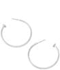Robert Lee Morris Soho Minimal Medium Hoop Earrings - Image 3