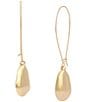 Robert Lee Morris Soho Molten Bead Dangle Drop Earrings, Color:Gold - Image 1