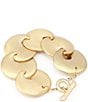Robert Lee Morris Soho Molten Statement Link Line Toggle Bracelet - Image 3