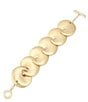 Robert Lee Morris Soho Molten Statement Link Line Toggle Bracelet - Image 4