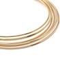 Robert Lee Morris Soho Multi Row Wire Collar Necklace, Color:Gold - Image 2