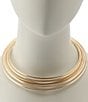 Robert Lee Morris Soho Multi Row Wire Collar Necklace, Color:Gold - Image 3