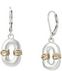 Robert Lee Morris Soho Oval Link Wire Wrapped Drop Earrings - Image 1