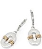 Robert Lee Morris Soho Oval Link Wire Wrapped Drop Earrings - Image 2