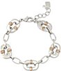 Robert Lee Morris Soho Oval Link Wire Wrapped Line Bracelet - Image 2