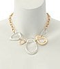 Robert Lee Morris Soho Sculpted Link Bib Collar Necklace - Image 4