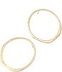 Robert Lee Morris Soho Sculpted Medium Circle Hoop Earrings - Image 2