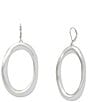 Robert Lee Morris Soho Sculpted Oval Drop Earrings - Image 1