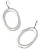 Robert Lee Morris Soho Sculpted Oval Drop Earrings - Image 2