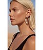 Robert Lee Morris Soho Sculpted Small Circle Hoop Earrings - Image 4